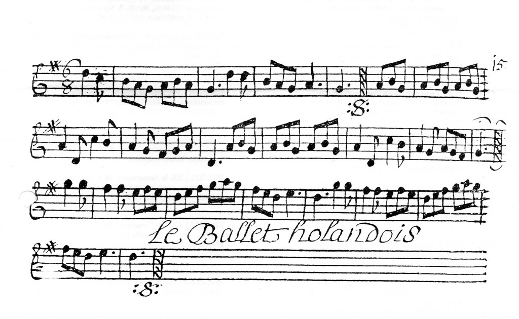 manuscrit du cinquantenaire - le ballet holandois